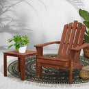 Outdoor Sun Lounge Beach Chairs Table Setting Wooden Adirondack Patio Lounges Chair