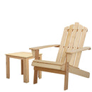 Outdoor Sun Lounge Beach Chairs Table Setting Wooden Adirondack Patio Chair Lounges Wood