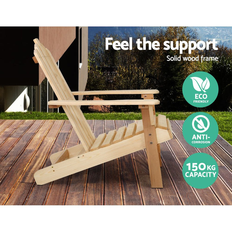Outdoor Sun Lounge Beach Chairs Table Setting Wooden Adirondack Patio Chair Lounges Wood