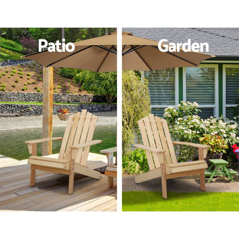 Outdoor Sun Lounge Beach Chairs Table Setting Wooden Adirondack Patio Chair Lounges Wood