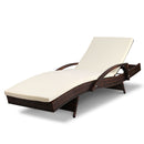 Outdoor Sun Lounge - Brown