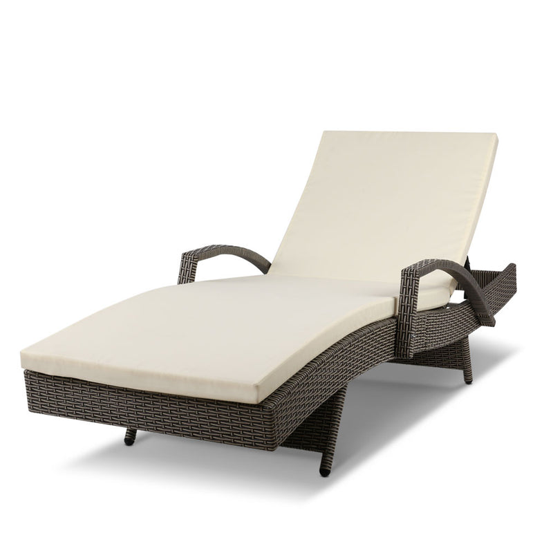 Outdoor Sun Lounge - Grey