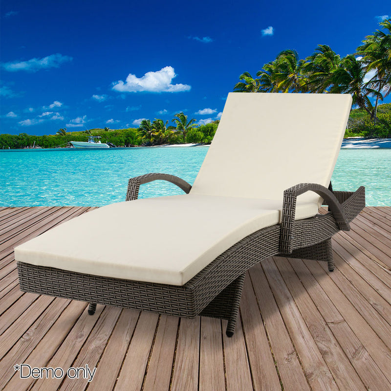 Outdoor Sun Lounge - Grey