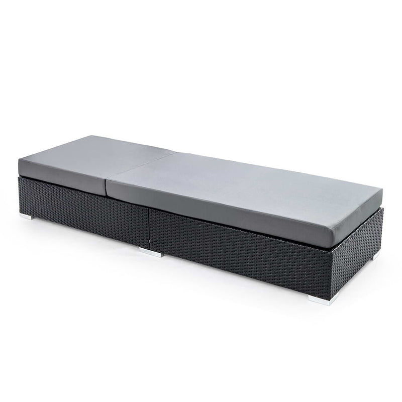 Sun Lounge Outdoor Furniture Day Bed Wicker Rattan Garden Sofa