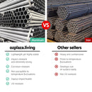 4 Piece Outdoor Wicker Furniture Set - Black