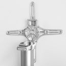 Aluminium Adjustable Round Bar Table - Silver