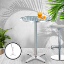 Outdoor Bar Table Aluminium Dining Table Round 70CM