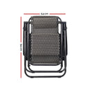 Outdoor Portable Recliner - Grey