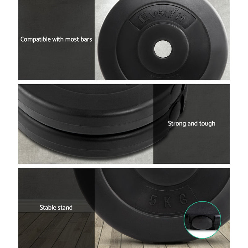 Everfit Home Gym Weight Plate 2 x 5KG