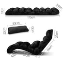 Adjustable Lounge Sofa Chair - Black