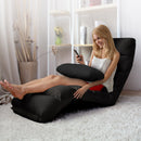 Adjustable Lounge Sofa Chair - Black