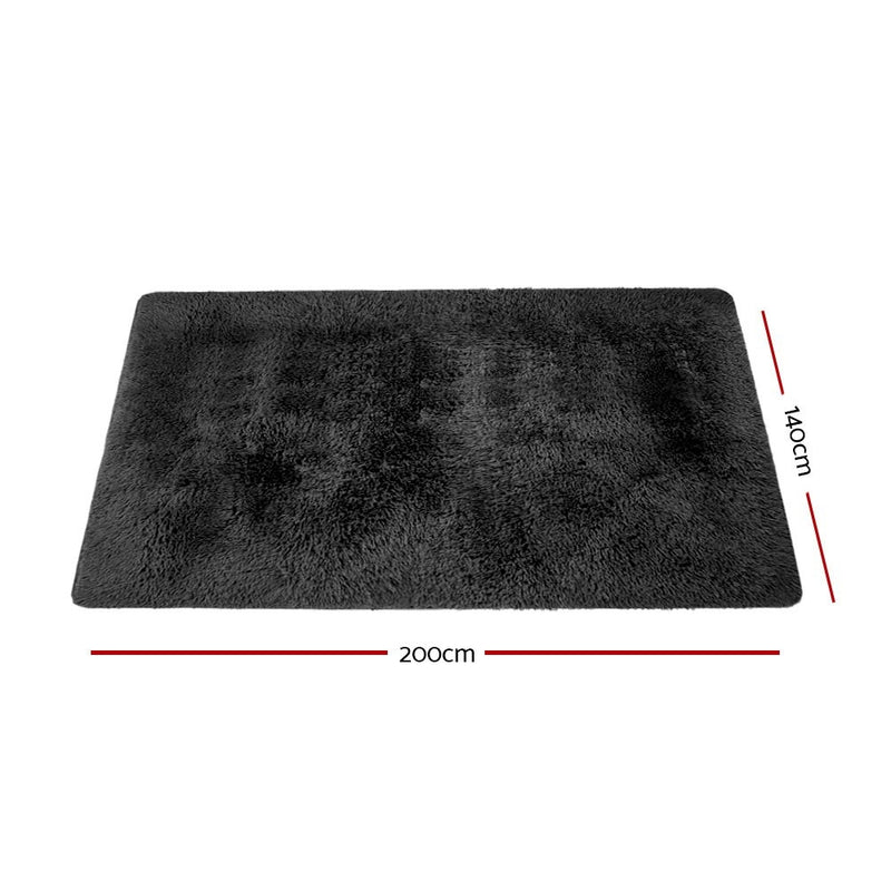 140x200cm Floor Rugs Ultra Soft Shaggy Rug Large Carpet Anti-slip Area