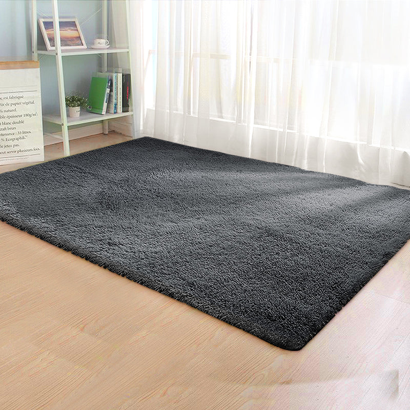 140x200cm Ultra Soft Shaggy Rug Large Floor Carpet Anti-slip Area Rugs Grey
