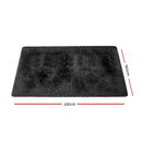 Ultra Soft Shaggy Rug 160x230cm Large Floor Carpet Anti-slip Area Rugs Black