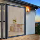 Retractable Magnetic Fly Screen Flyscreen Door Mesh Sliding 1.2m x 2.1m Grey