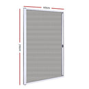 Retractable Magnetic Fly Screen Flyscreen Door Mesh Sliding 1.2m x 2.1m White