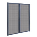 Retractable Magnetic Fly Screen Flyscreen Door Mesh Sliding 1.8m x 2.1m Grey