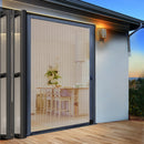 Retractable Magnetic Fly Screen Flyscreen Door Mesh Sliding 1.2m x 2.1m Grey