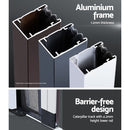 Retractable Magnetic Fly Screen Flyscreen Door Mesh Sliding 1.2m x 2.1m White