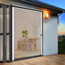 Retractable Magnetic Fly Screen Flyscreen Door Mesh Sliding 1.2m x 2.1m White
