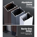 Retractable Magnetic Fly Screen Flyscreen Door Mesh Sliding 2.3m x 2.4m Brown