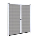 Retractable Magnetic Fly Screen Flyscreen Door Mesh Sliding 2.3m x 2.4m White