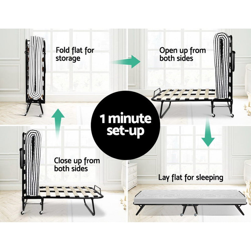 Foldable Rollaway Bed