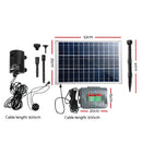 1600L/H Submersible Fountain Pump with Solar Panel