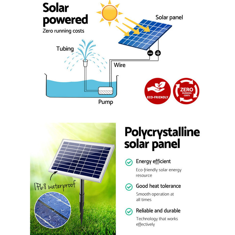Solar Powered Water Pond Pump 60W