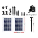 110W Solar Powered Water Pond Pump Outdoor Submersible Fountains