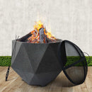 Outdoor Portable Fire Pit Bowl Wood Burning Patio Oven Heater Fireplace