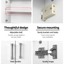 Wall Cabinet Storage Bathroom Kitchen Bedroom Cupboard Organiser White