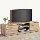 160CM TV Stand Entertainment Unit Lowline Storage Cabinet Wooden