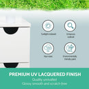 Freestanding Bathroom Storage Cabinet - White