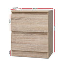 Bedside Tables Drawers Side Table Bedroom Furniture Nightstand Wood Lamp