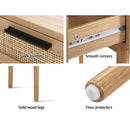 Rattan Console Table Drawer Storage Hallway Tables Drawers