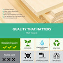 Keezi 3-Tier 9 Bins Kids Toy Box Organiser Storage Rack Cabinet Wooden Bookcase