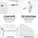 Keezi Kids Toy Box Storage Cabinet Chest Blanket Children Clothes Organiser White