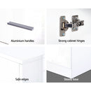 Buffet Sideboard Cabinet High Gloss Storage Dresser Table Cupboard White