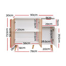 Buffet Sideboard Cabinet Storage Hallway Table Kitchen Cupboard Drawer