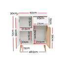 Buffet Sideboard Cabinet Storage Hallway Table Kitchen Cupboard Wooden