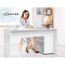 Office Computer Desk Corner Study Table Workstation Bookcase Storage