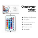 TV Cabinet Entertainment Unit Stand RGB LED Gloss Furniture 145cm White