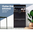 Shoe Cabinet Shoes Organiser Storage Rack 36 Pairs Shelf Cupboard Walnut