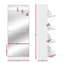Shoe Cabinet Mirror Shoes Storage Rack Organiser 60 Pairs Cupboard Shelf