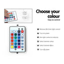 130cm RGB LED TV Stand Cabinet Entertainment Unit Gloss Furniture Drawer Tempered Glass Shelf White