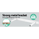 Wall Floating Shelf Set DIY Mount Storage Book Display Rack 80cm White