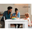 Dining Bench Upholstery Seat Stool Chair Cushion Furniture White 90cm