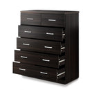 Tallboy 6 Drawers Storage Cabinet - Walnut