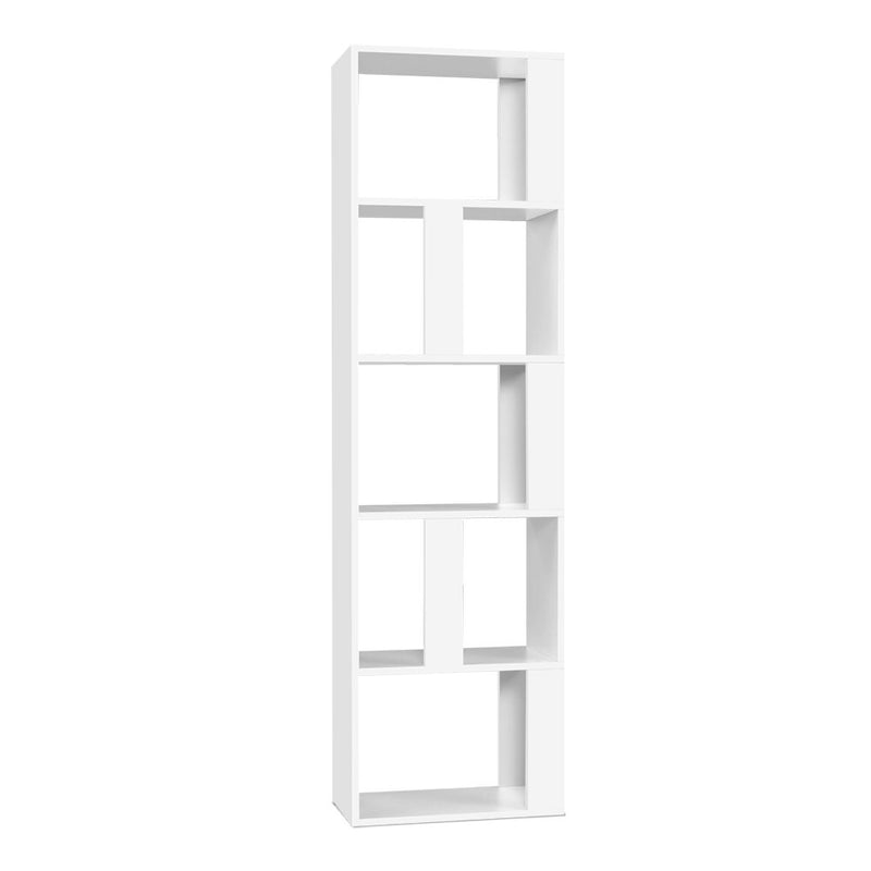Display Shelf 5 Tier Storage Bookshelf Bookcase Ladder Stand Rack